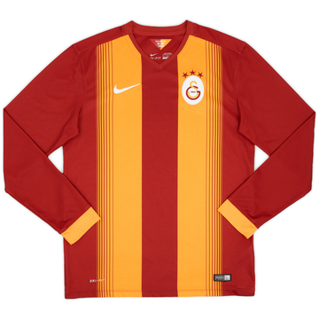 2014-15 Galatasaray Home L/S Shirt - 9/10 - (M)