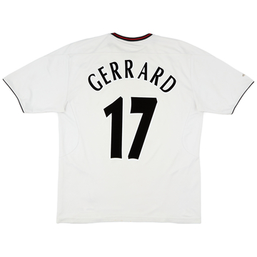 2003-04 Liverpool Away Shirt Gerrard #17 - 6/10 - (L)