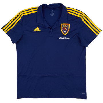 2017-18 Real Salt Lake adidas Polo Shirt - 8/10 - (XL)