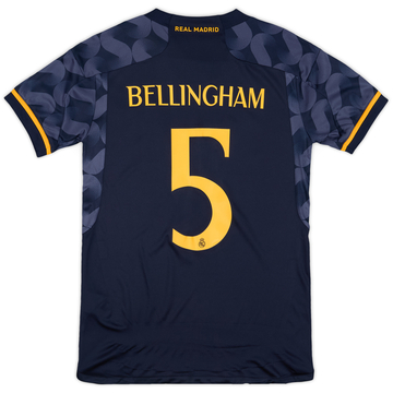 2023-24 Real Madrid Away CL Shirt Bellingham #5 (Women's XXS)