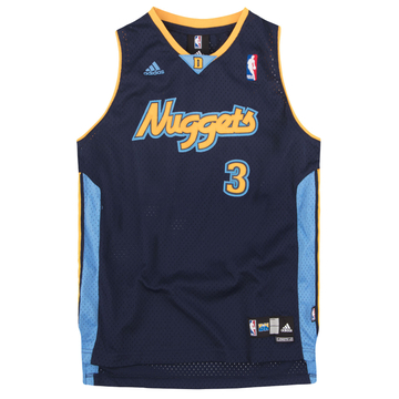 2006-08 Denver Nuggets Iverson #3 adidas Swingman Jersey (Alternate) Y