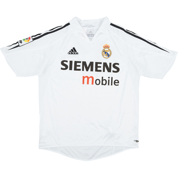 2004-05 Real Madrid Home Shirt - 7/10 - (L.Boys)