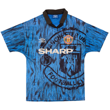 1992-93 Manchester United Away Shirt - 7/10 - (S)