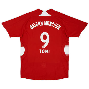 2007-08 Bayern Munich Home Shirt Toni #9 - 5/10 - (XL.Boys)