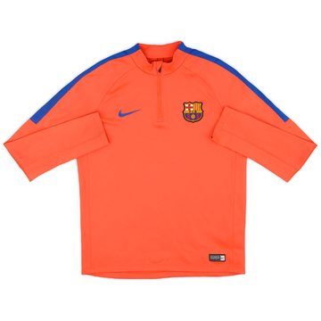 2016-17 Barcelona Nike 1/4 Zip Training Top - 8/10 - (XL.Boys)