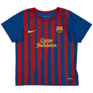 2011-12 Barcelona Home Shirt - 7/10 - (XS.Boys)