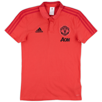 2018-19 Manchester United adidas Polo Shirt - 7/10 - (S)