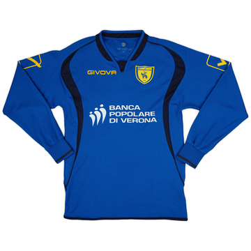 2009-10 Chievo Verona Givova Training L/S Shirt - 8/10 - (M)