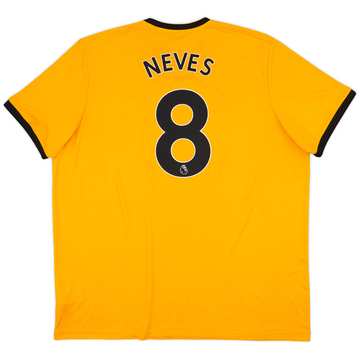 2018-19 Wolves Home Shirt Neves #8 - 8/10 - (3XL)