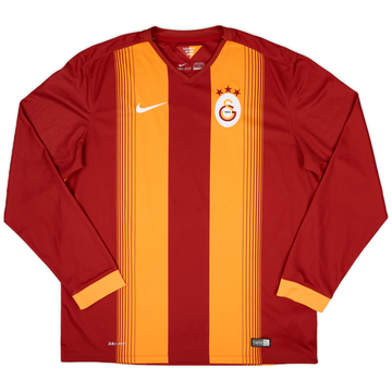 2014-15 Galatasaray Home L/S Shirt - 9/10 - (XL)