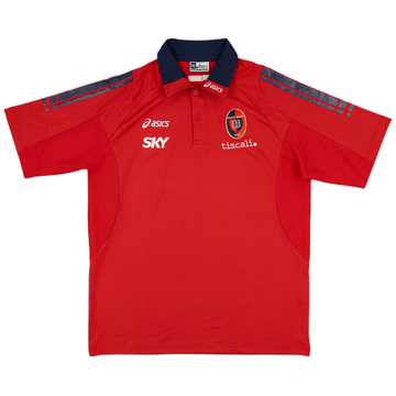2006-07 Cagliari Asics Polo Shirt - 8/10 - (L)