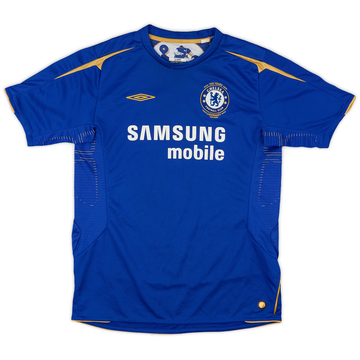 2005-06 Chelsea Centenary Home Shirt - 9/10 - (XL.Boys)