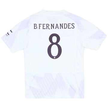 2025-26 Manchester United Away Shirt B.Fernandes #8 (KIDS)