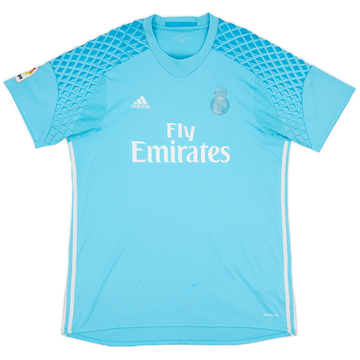 2016-17 Real Madrid GK S/S Shirt - 5/10 - (XL)