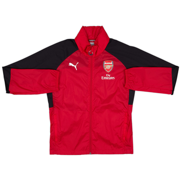 2017-18 Arsenal Puma Hooded Rain Jacket - 10/10 - (S)
