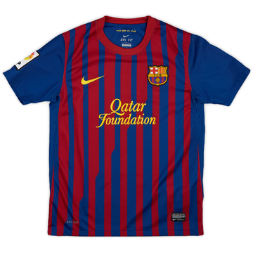 2011-12 Barcelona Home Shirt - 8/10 - (M.Boys)