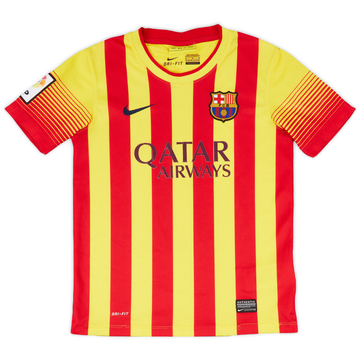 2013-15 Barcelona Away Shirt - 7/10 - (M.Boys)