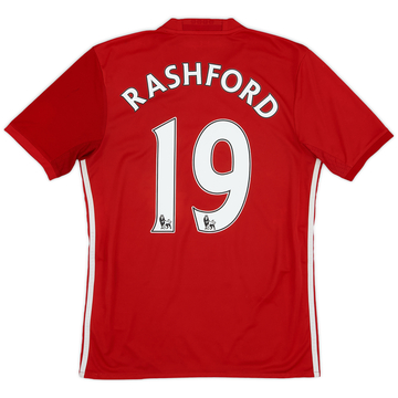 2016-17 Manchester United Home Shirt Rashford #19 - 5/10 - (S)