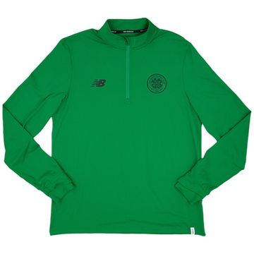 2017-18 Celtic New Balance 1/4 Zip Training Top - 9/10 - (XXL)