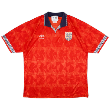 1990-93 England Away Shirt - 7/10 - (L)
