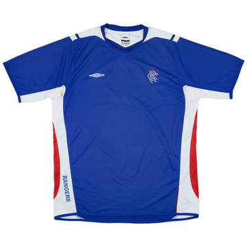 2007-08 Rangers Umbro Training Shirt - 9/10 - (XL)