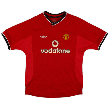 2000-02 Manchester United Home Shirt - 7/10 - (L.Boys)