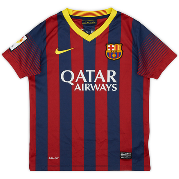 2013-14 Barcelona Home Shirt - 8/10 - (S.Boys)