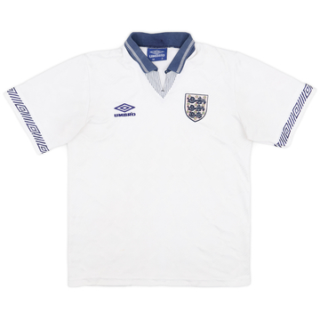 1990-92 England Home Shirt - 5/10 - (M)