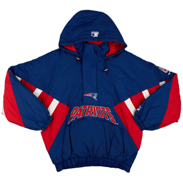 1990s New England Patriots Starter 1/2 Zip Rain Coat - 8/10 - (L)