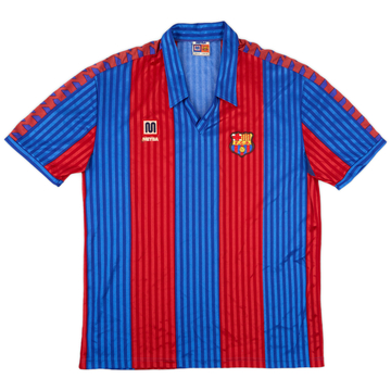 1989-92 Barcelona Home Shirt - 8/10 - (XXL)