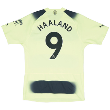 2022-23 Manchester City Player Issue Third Shirt Haaland #9