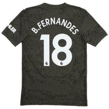 2020-21 Manchester United Away Shirt B.Fernandes #18 - 9/10 - (S)