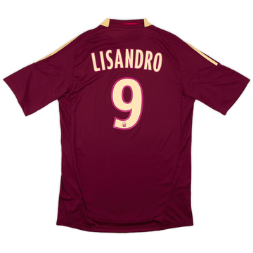 2010-11 Lyon Away Shirt Lisandro #9 (M)