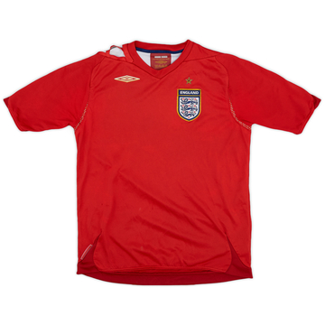2006-08 England Away Shirt - 8/10 - (M.Boys)