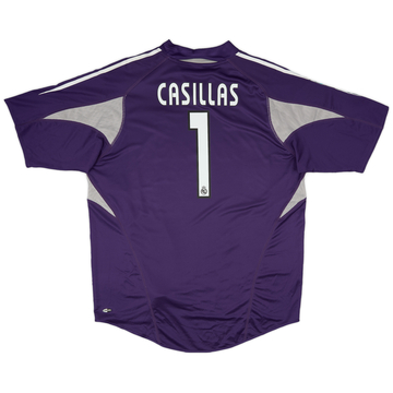 2004-05 Real Madrid GK S/S Shirt Casillas #1 (L)