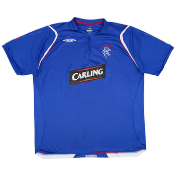 2008-09 Rangers Umbro 1/4 Zip Training Shirt - 6/10 - (XXL)