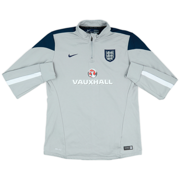 2014-15 England Nike 1/4 Zip Drill Top - 7/10 - (L)