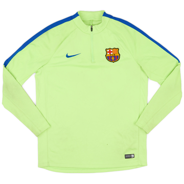 2017-18 Barcelona Nike 1/4 Zip Training Top - 9/10 - (L)