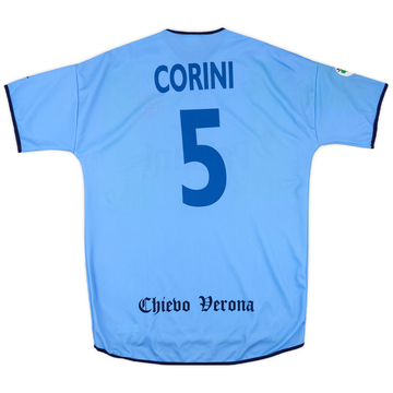 2001-02 Chievo Verona Match Issue Third Shirt Corini #5