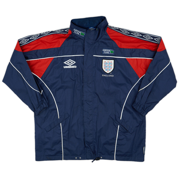 1995-97 England Umbro Hooded Rain Jacket - 9/10 - (L)