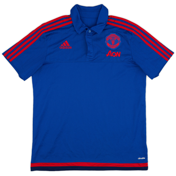 2015-16 Manchester United adidas Polo Shirt - 8/10 - (L)