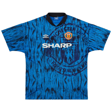 1992-93 Manchester United Away Shirt - 5/10 - (XL)