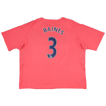 2010-11 Everton Away Shirt Baines #3 - 7/10 - (3XL)