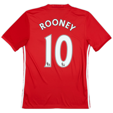 2016-17 Manchester United Home Shirt Rooney #10 - 6/10 - (S)