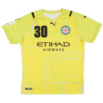 2021-22 Melbourne City Player Issue AFC Champions League GK Shirt #30
