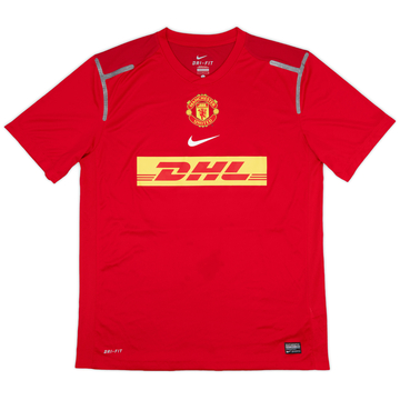 2012-13 Manchester United Player Issue Nike Training Shirt - 9/10 - (L)