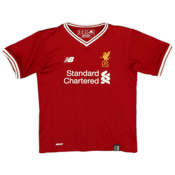 2017-18 Liverpool 125 Years Home Shirt - 6/10 - (XS.Boys)