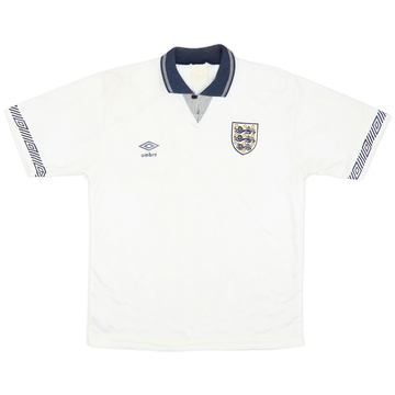 1990-92 England Home Shirt - 6/10 - (L)