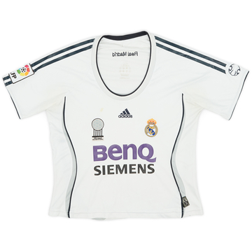 2006-07 Real Madrid Home Shirt - 4/10 - (Women's M)