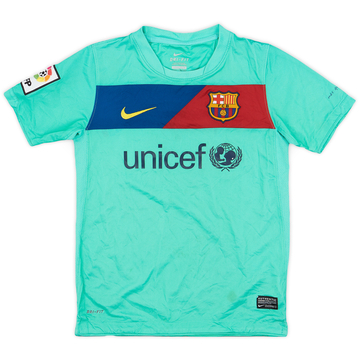 2010-11 Barcelona Away Shirt - 8/10 - (S.Boys)